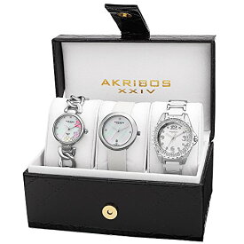 アクリボス Akribos XXIV 女性用 腕時計 レディース ウォッチ パール AK887SS 【並行輸入品】