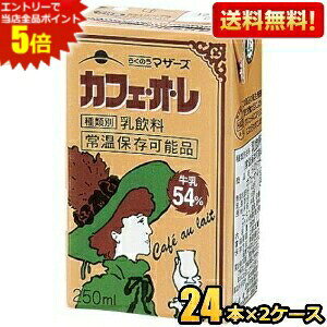 �G���g���[�őS�i�|�C���g5�{���y���������z�炭�̂��}�U�[�Y �J�t�F�E�I�E�� 250ml���p�b�N 48�{(24�{×2�P�[�X) �J�t�F�I�� ���k�C��800�~�E���k400�~�̕ʓr�������Z [39�V���b�v]