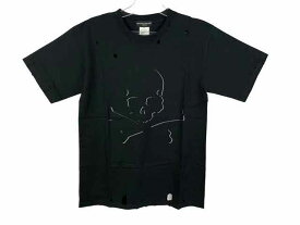 mastermind JAPAN / マスターマインドジャパン 4SENSE Tシャツ ダメージ加工 メンズ サイズ : S ブラック【中古】
