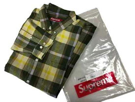 SUPREME / シュプリーム plaid flannel shirt メンズ サイズ : XL グリーン系【中古】