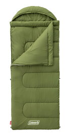 コールマン(Coleman) 寝袋 パーカー/C-2 オリーブ 封筒型 シュラフ ウォッシャブル フード付 2000039287