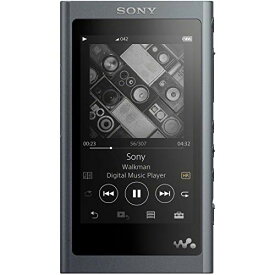 ソニー ウォークマン Aシリーズ 16GB NW-A55 : MP3プレーヤー Bluetooth microSD対応 ハイレゾ対応 最大45時間連続再生 2018年モデル グレイッシュブラック NW-A55 B