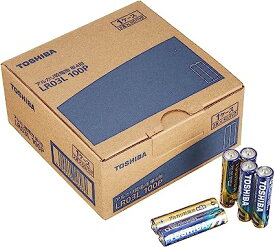 東芝(TOSHIBA) アルカリ乾電池 単4形1パック100本入 LR03L 100P