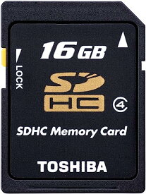 TOSHIBA SDHCカード 16GB Class4 日本製 (国内正規品) SD-L016G4