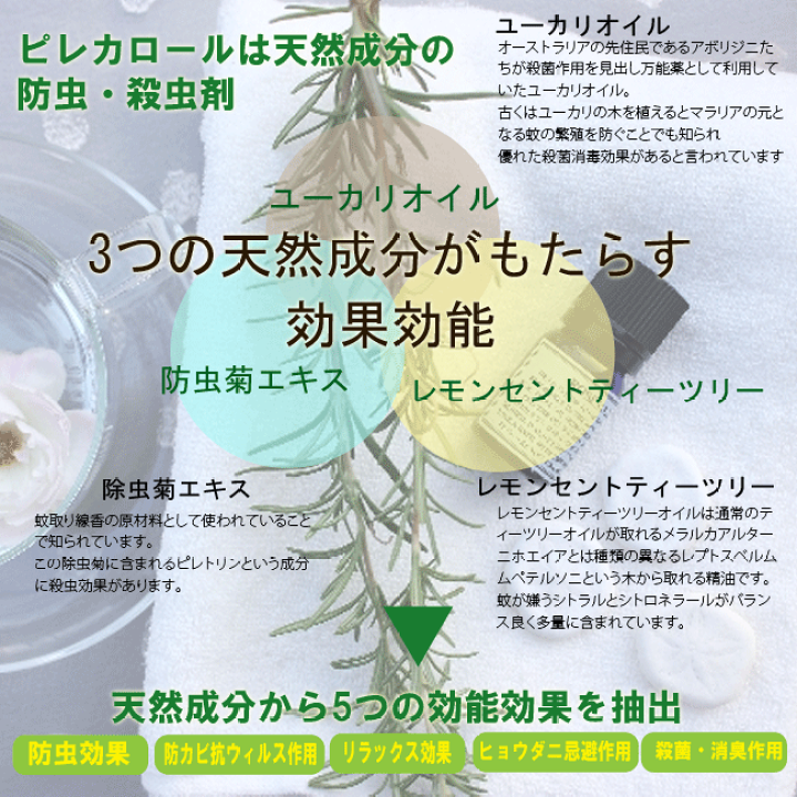 楽天市場 ピレカロール Pireca Roll 250ml 防虫 虫除け用品 虫よけ スプレータイプ 防虫 100 天然由来 害虫駆除剤 素敵な暮らし モノコト屋