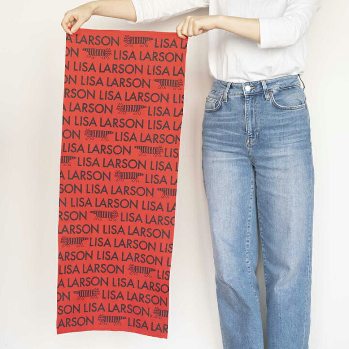 楽天市場 リサ ラーソン てぬぐい ロゴとマイキー ロゴとハリネズミ 赤 水色 グレー 白 捺染め手拭い 約360 90mm 中川政七商店 猫 マイキー ライオン ボブ 犬 綿100 ギフト 定形外郵便発送可 素敵な暮らし モノコト屋