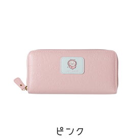 ラウンド長財布 レディース 正規販売店 パジャマパーティーズ 総柄 イラスト付 ちいかわ