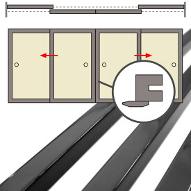襖枠 襖縁 ふすまぶち カシュー漆仕上げ 4枚引き違い 片面定木 高さ1950mmセット 襖四枚分16本組 【受注生産商品】【返品不可】 国内の自社工場で作られたハイグレードな商品です ふすまわく