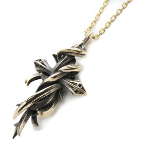 【M'scollection】ゴールドペンダントクロスメンズジュエリーギフトアクセサリーsilver925シルバー925ネックレス送料無料チェーン付きセット記念日誕生日ラッピング包装XP-01910P09Jan16