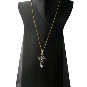 【M'scollection】ゴールドペンダントクロスメンズジュエリーギフトアクセサリーsilver925シルバー925ネックレス送料無料チェーン付きセット記念日誕生日ラッピング包装XP-01910P09Jan16