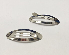パッチンピン5cm オーバル 10個 ヘアピン パッチン ヘア [pp-o5-002] 【シンプル パッチンピン パッチンどめ 手芸 ヘアアクセサリー パーツ つまみ細工 ハンドメイド 材料 素材 資材 ヘアクリップ】
