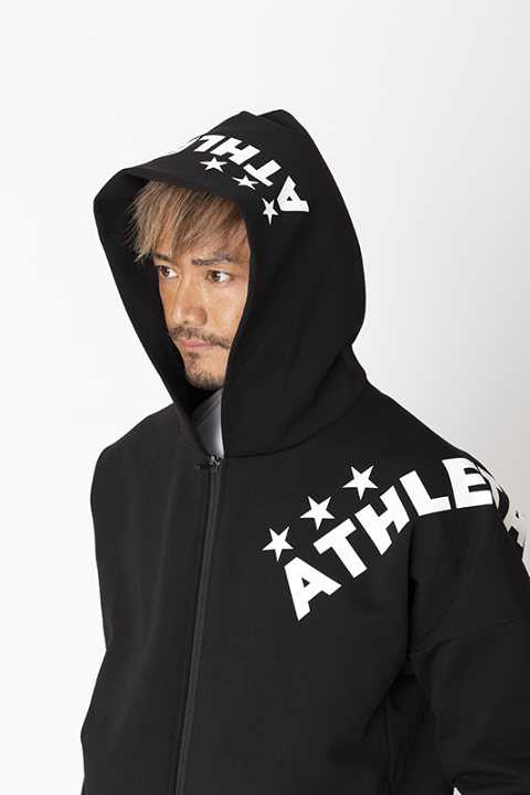 ATHLETA フード付きスウェット Lサイズ ダークグリーン ATHLETA フード付きスウェット Lサイズ ダークグリーン ウェア