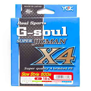 YGK  G-SOUL X[p[JIGMAN X4 600M 1(18LB)