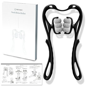 ★スペシャルセール★クーポン配布中！【シリーズ累計80万個突破】ネックローラー マッサージ ローラー 首 ネック 血行改善 全身ケア ストレッチ リフレッシュ 肩凝り 疲れ スマホ 首 デスクワーク リモート 首マッサージローラー 筋膜リリース ほぐし