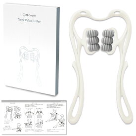 ★スーパーSALE店内最大50%OFF★【シリーズ累計80万個突破】ネックローラー マッサージ ローラー 首 ネック 血行改善 全身ケア ストレッチ リフレッシュ 肩凝り 疲れ スマホ 首 デスクワーク リモート 首マッサージローラー 筋膜リリース ほぐし