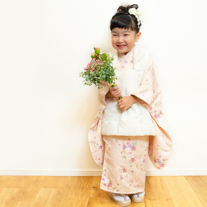 楽天市場】【 七五三 3歳 女の子 被布 着物 セット レース 】 販売 