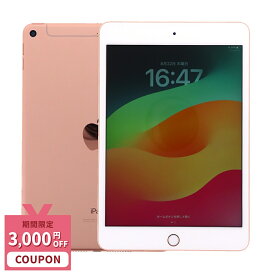 【3,000円引きクーポン】【中古】Apple iPad Mini 第5世代 A2124 64GB Wi-Fi+Cellularモデル SIMフリー [Aランク] 中古 タブレット アイパッド 本体 保証付き 端末 美品 即日発送