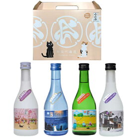 日本酒 越後雪紅梅 四季を旅するお酒 春夏秋冬セット 300ml×4本 長谷川酒造 純米吟醸 吟醸 熟成 あらばしり ギフト酒 プレゼント