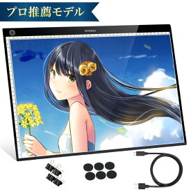 【マラソン限定P5倍/楽天9冠/プロ推薦】 トレース台 A3 無段階調光 ledトレース台 ライトテーブル ライトボックス 低色温度 USB TypeC 薄型 コンパクト 軽量 トレス台 ライティングボード 模写 お絵かきボード 光のテーブル ライトボード トレースボード 匠彩