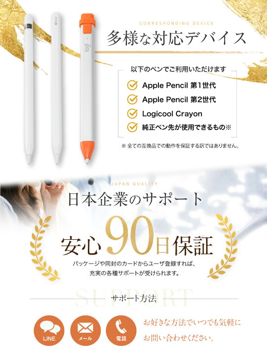 楽天市場】【楽天3冠/プロ絵師推薦】 Apple Pencil 交換用ペン先 apple 