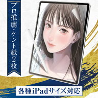 【SS限定P5倍/楽天1位/プロ絵師推薦2枚入】 ペーパーライクフィルム iPad各サイズ(2025/2024年モデル有) …