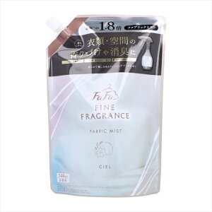 ファーファ ファインフレグランス ファブリックミスト シエル 天然除菌/消臭成分配合 ウォーミングブーケの香り 詰替用 540mL X3パック