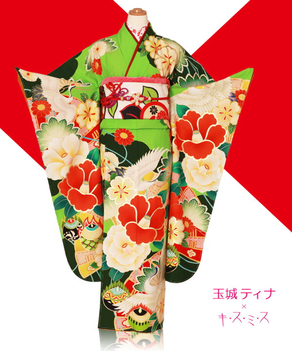 楽天市場】【レンタル】振り袖 振袖 玉城ティナ レトロ アンティーク 