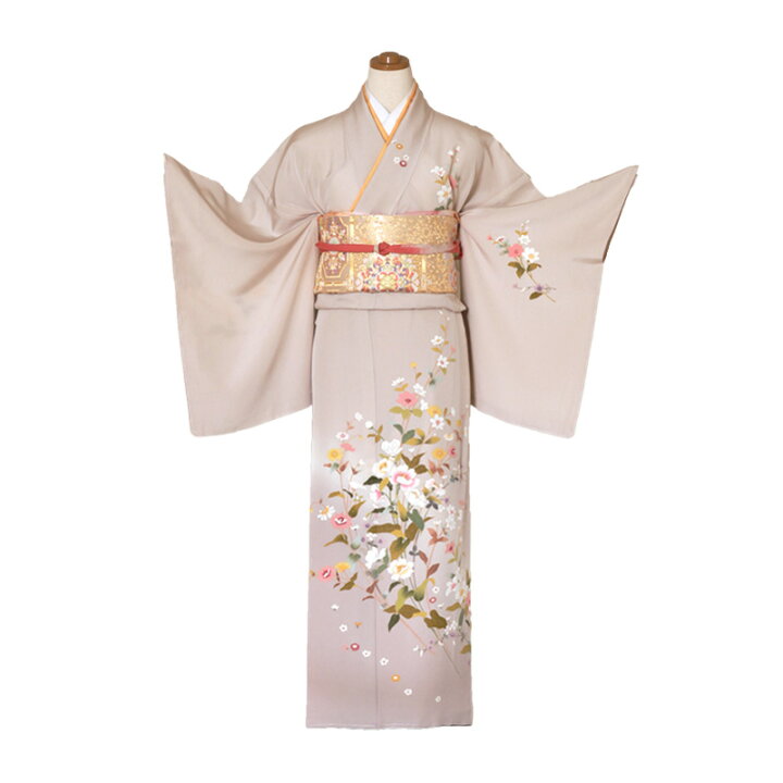 楽天市場 訪問着 単衣 付下げ優凛和彩訪問着 グレー色系 加賀友禅フルセット訪問着レンタル 入学式 結婚式 お宮参り 七五三 付下げ 訪問着 レンタル 訪問着 往復送料無料 女性和服 ほうもんぎ 春 夏 秋の着物 レンタル E