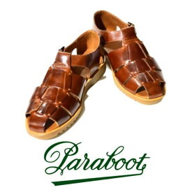 パラブーツ paraboot "PACIFIC/パシフィック" グルカサンダル ブラウン メンズ