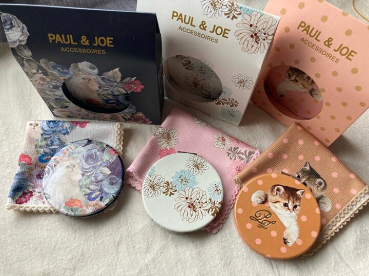 楽天市場 ポール ジョー Paul Joe ポールアンドジョー 猫のかわいい ミラー 8ｃｍ円形 マイクロファイバーミニハンカチーフ cm ギフトセット 手鏡 オシャレで可愛い ギフト プレゼント 女性 誕生日 ヌネット ねこ ナージャ 雑貨とスイーツ