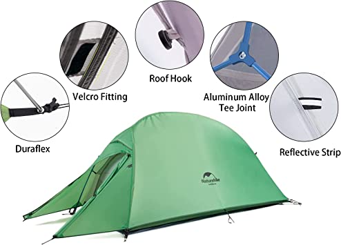 楽天市場】Naturehike公式ショップ テント 1人用 アウトドア 二重層 超