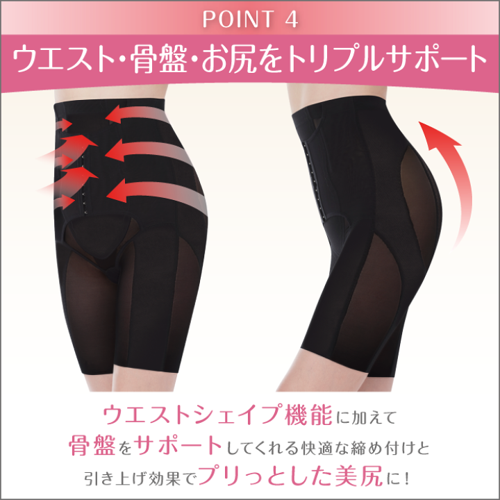 楽天市場】【新製品】ウエストシェイプ 骨盤ガードル 3段ホック 楽天市場】【新製品】ウエストシェイプ 骨盤ガードル 3段ホック