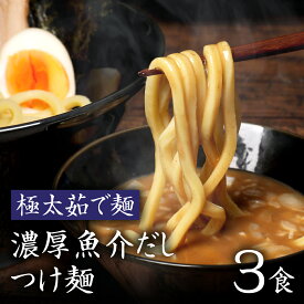 【GW応援セール！ポイント最大22倍 1,480円→1,250円】 つけ麺 つけめん 極太麺 お試し なみえ焼そば の 旭屋 お取り寄せグルメ 1000円ポッキリ 送料無料 常温 お取り寄せ 食品 生麺 食品 福島 ご当地グルメ 常備食 取り寄せ 【極太茹で麺 濃厚魚介だし つけ麺 3食セット】