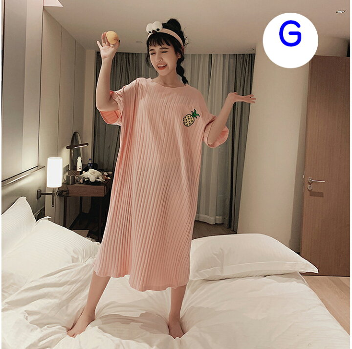 楽天市場 パジャマ レディース ルームウェア 春夏 ワンピースタイプ 半袖 綿 女性 可愛い ロング 韓国風 寝巻き 部屋着 ゆったり 南山商店 楽天市場 パジャマ レディース ルームウェア 春夏 ワンピースタイプ 半袖 綿 女性 可愛い ロング 韓国風 寝巻き 部屋着 ゆったり 南山商店
