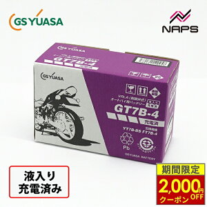 �_�ő�2,000�~OFF�N�[�|���^ GS���A�T �W�[�G�X���A�T GT7B-4 VRLA(����َ�)�o�b�e���[ �����e�i���X�t���[(MF) �t���[�d�ς�