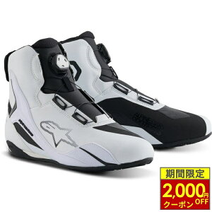 �_�ő�2,000�~OFF�N�[�|���^ alpinestars �A���p�C���X�^�[�Y FASTER-4 BOA SHOES ASIA ���C�f�B���O�V���[�Y 21 WHITE BLACK