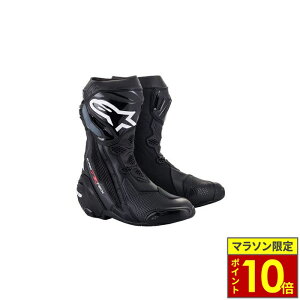 �_23�����|�C���g10�{�^alpinestars �A���p�C���X�^�[�Y 2220021 SUPERTECH-R BOOT �X�[�p�[�e�b�N�A�[���u�[�c [10 BLACK]