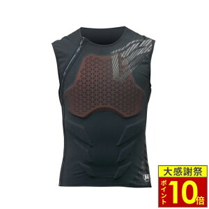 �_26�����|�C���g10�{�^HYOD �q���E�h�E HRZ910N D3O AIR PROTECT VEST (onepiece) �C���i�[�v���e�N�g�x�X�g �u���b�N/�I�����W�X�e�b�`
