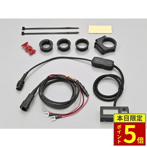 �_�|�C���g5�{�^ DAYTONA �f�C�g�i �f�W�^���d���v��USB�d���ue+CHARGER�v Type-C