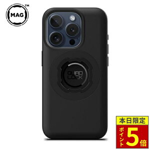 �_�|�C���g5�{�^ QUAD LOCK �N�A�b�h���b�N �X�}�z�P�[�X�yMAG�Ή��z�yiPhone 15 Pro�z QMC-IP15M