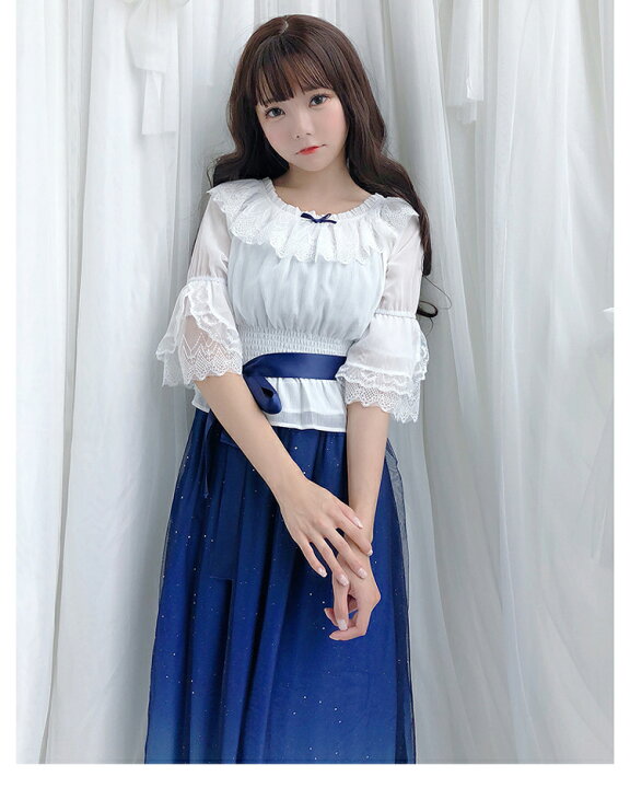 楽天市場 ゴスロリ ロリータ ワンピース コスプレ 春秋冬ワンピース 少女 二次元衣装 着物 和服 ハロウイン 可愛い 仮装 お姫様ドレス ロリータワンピ 人気 Lolita 萌え 女性 コスプレ衣装 浴衣 日系女子中高生 学園制服 文化祭 余興 学園祭 お遊戯会 2ways セット