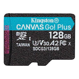 キングストン microSD 128GB 170MB/s UHS-I U3 V30 A2 Nintendo Switch動作確認済 Canvas Go Plus SDCG3/128GB