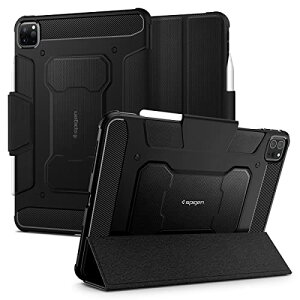 Spigen iPad Pro 11C` P[X (2022 2021 2020 2018)p 4/3/2/1/Ή Jo[ O܂ X^h Apple PencilΉ ϏՌ ČRMILKi  Ռ z Mbh A[}[v A