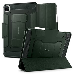 Spigen iPad Pro 11C` P[X (2022 2021 2020 2018)p 4/3/2/1/Ή Jo[ O܂ X^h Apple PencilΉ ϏՌ ČRMILKi  Ռ z Mbh A[}[v A