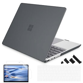 SUROCASE Microsoft Surface Laptop 5/4/3 13.5 インチ ケース モデル 1951/1868 2019-2022 リリース、金属キーボード付き プラスチック製ハード シェル ケース、スクリーン プロテクター +
