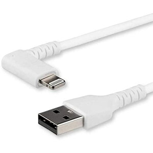 StarTech.com L�^���C�g�j���O�P�[�u�� 1m �z���C�g Apple MFi�F��iPhone�[�d�P�[�u�� ���ϋv�� Lightning - USB L���P�[�u�� RUSBLTMM1MWR
