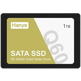 Hanye 内蔵型 SSD 1TB 2.5インチ 7mm 3D NAND採用 SATAIII 6Gb/s 550MB/s 正規代理店品 メーカー5年保証