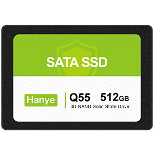 Hanye ^ SSD 512GB 2.5C` 7mm SATAIII 6Gb/s 550MB/s 3D NAND̗p PS4mF A~➑ K㗝Xi [J[3Nۏ