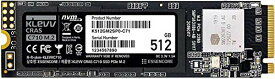 エッセンコアクレブ KLEVV SSD 512GB CRAS C710 M.2 Type2280 PCIe3 4 NVMe 3D TLC NAND Flash採用 メーカー保証5年 K512GM2SP0-C71EC