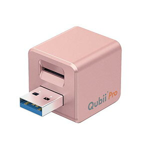 Maktar Qubii Pro [YS[h [dȂ玩obNAbv iphone usb ipad eʕs ʐ^  y A SNS f[^ ڍs SDJ[h[_[ @ύX MFiF (microSDʔ)